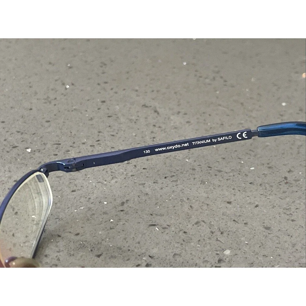 OXYDO by Safilo x 215 88x Blue EYEGLASSES Frames ONLY 44-18-130 Titanium